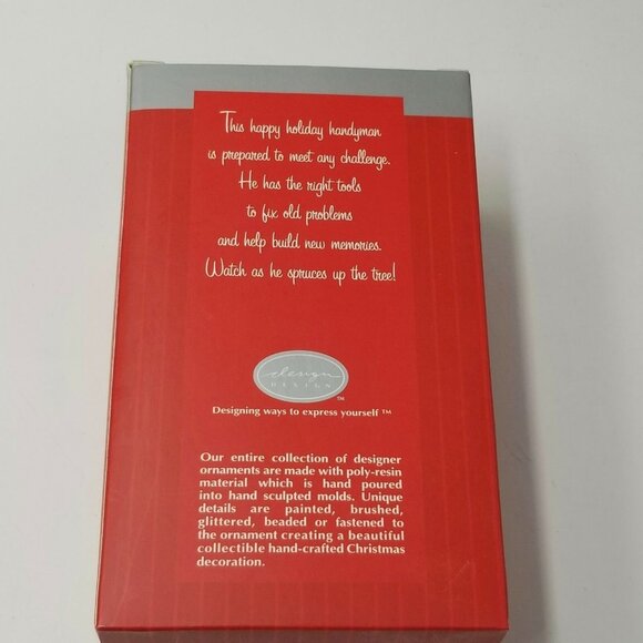 Snowman Handyman Christmas Ornament Ingrid Weekend Warrior New - Picture 6 of 6